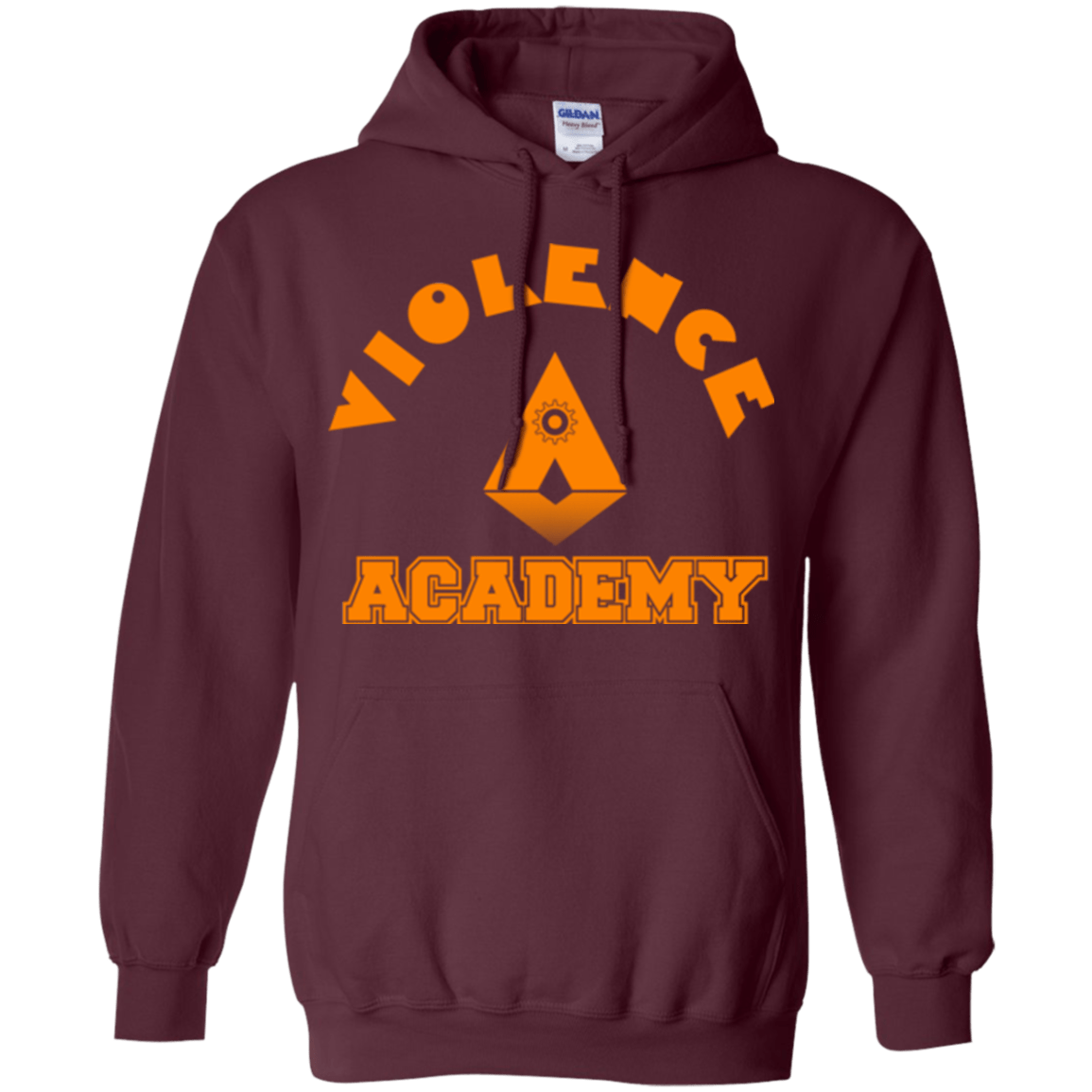 Sweatshirts Maroon / Small Violence Academy Pullover Hoodie