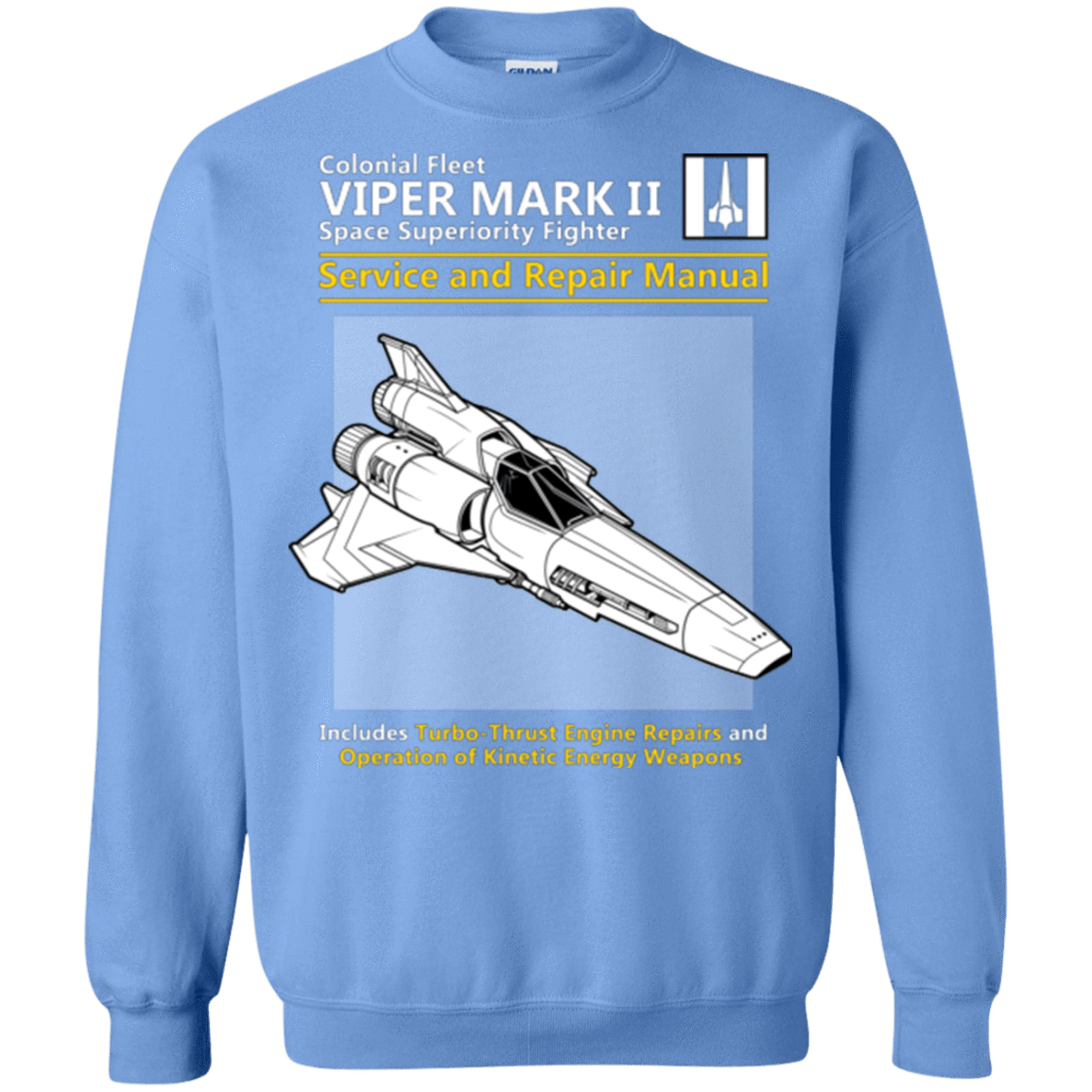 Sweatshirts Carolina Blue / Small VIPER SERVICE AND REPAIR MANUAL Crewneck Sweatshirt