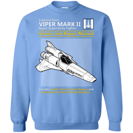 Sweatshirts Carolina Blue / Small VIPER SERVICE AND REPAIR MANUAL Crewneck Sweatshirt
