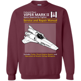 Sweatshirts Maroon / Small VIPER SERVICE AND REPAIR MANUAL Crewneck Sweatshirt