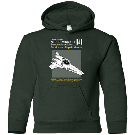 Sweatshirts Forest Green / YS VIPER SERVICE AND REPAIR MANUAL Youth Hoodie