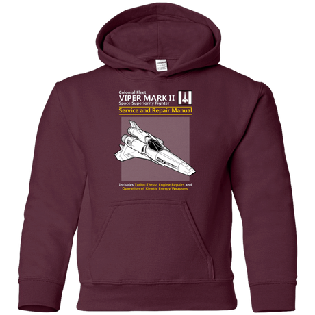 Sweatshirts Maroon / YS VIPER SERVICE AND REPAIR MANUAL Youth Hoodie