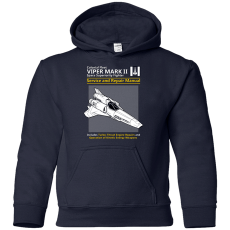 Sweatshirts Navy / YS VIPER SERVICE AND REPAIR MANUAL Youth Hoodie