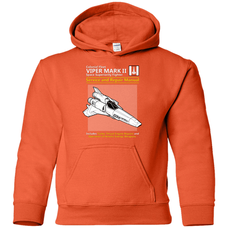 Sweatshirts Orange / YS VIPER SERVICE AND REPAIR MANUAL Youth Hoodie