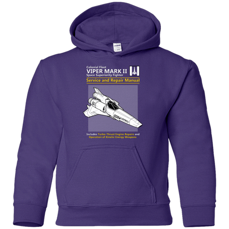 Sweatshirts Purple / YS VIPER SERVICE AND REPAIR MANUAL Youth Hoodie
