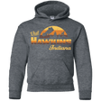 Sweatshirts Dark Heather / YS Visit Hawkins Youth Hoodie