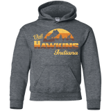Sweatshirts Dark Heather / YS Visit Hawkins Youth Hoodie