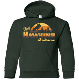 Sweatshirts Forest Green / YS Visit Hawkins Youth Hoodie