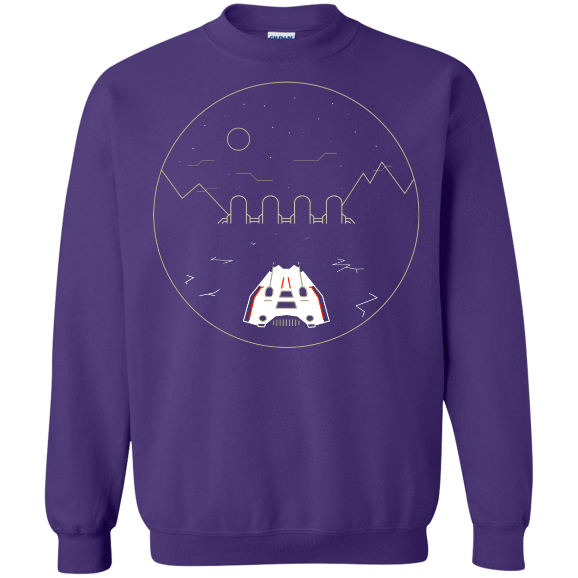 Sweatshirts Purple / S Visit Hoth Crewneck Sweatshirt