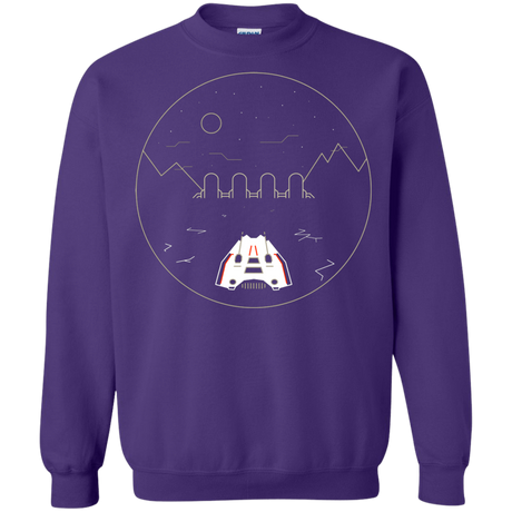 Sweatshirts Purple / S Visit Hoth Crewneck Sweatshirt