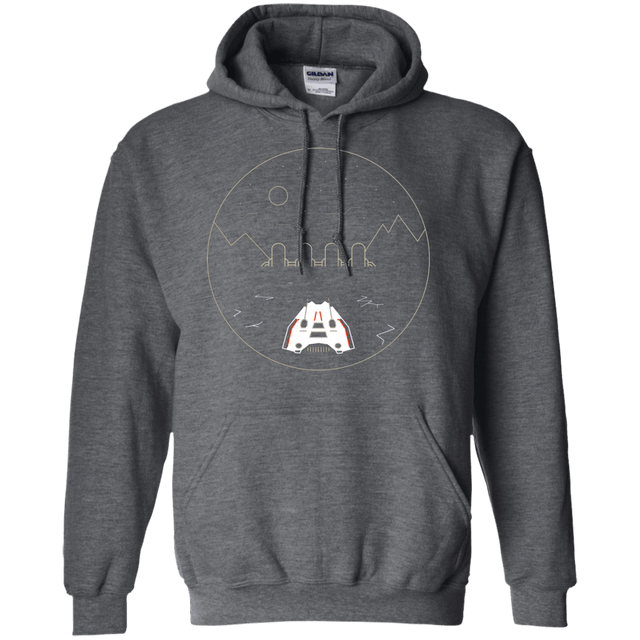Sweatshirts Dark Heather / S Visit Hoth Pullover Hoodie