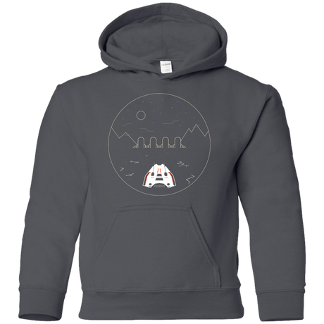 Sweatshirts Charcoal / YS Visit Hoth Youth Hoodie