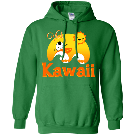 Sweatshirts Irish Green / Small Visit Kawaii Pullover Hoodie
