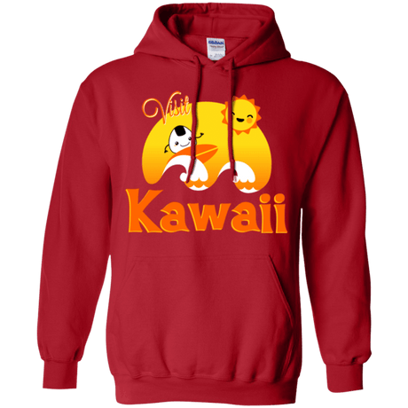 Sweatshirts Red / Small Visit Kawaii Pullover Hoodie