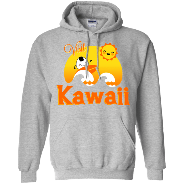 Sweatshirts Sport Grey / Small Visit Kawaii Pullover Hoodie