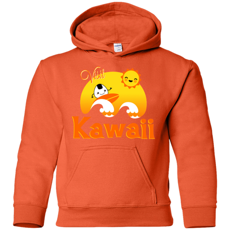 Sweatshirts Orange / YS Visit Kawaii Youth Hoodie