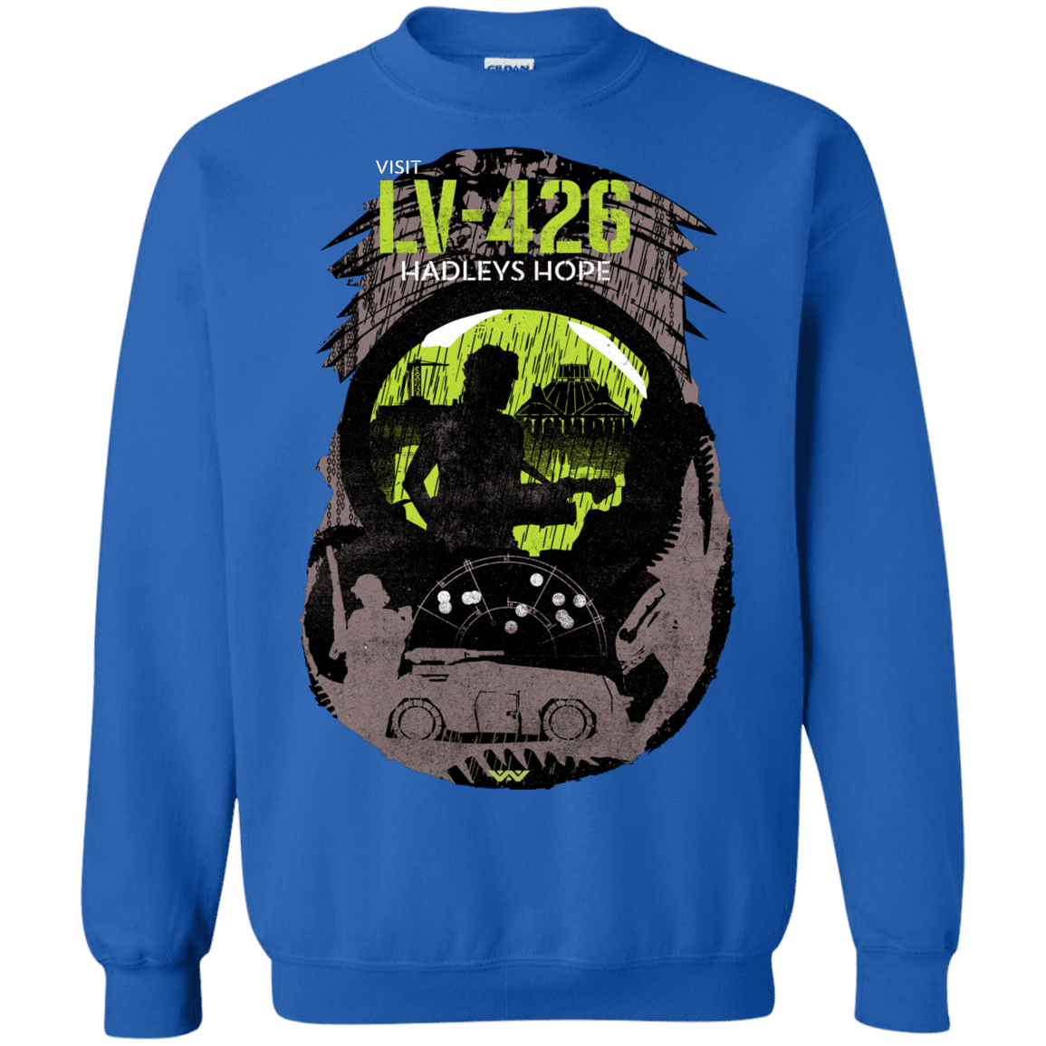 Sweatshirts Royal / S Visit LV-426 Crewneck Sweatshirt