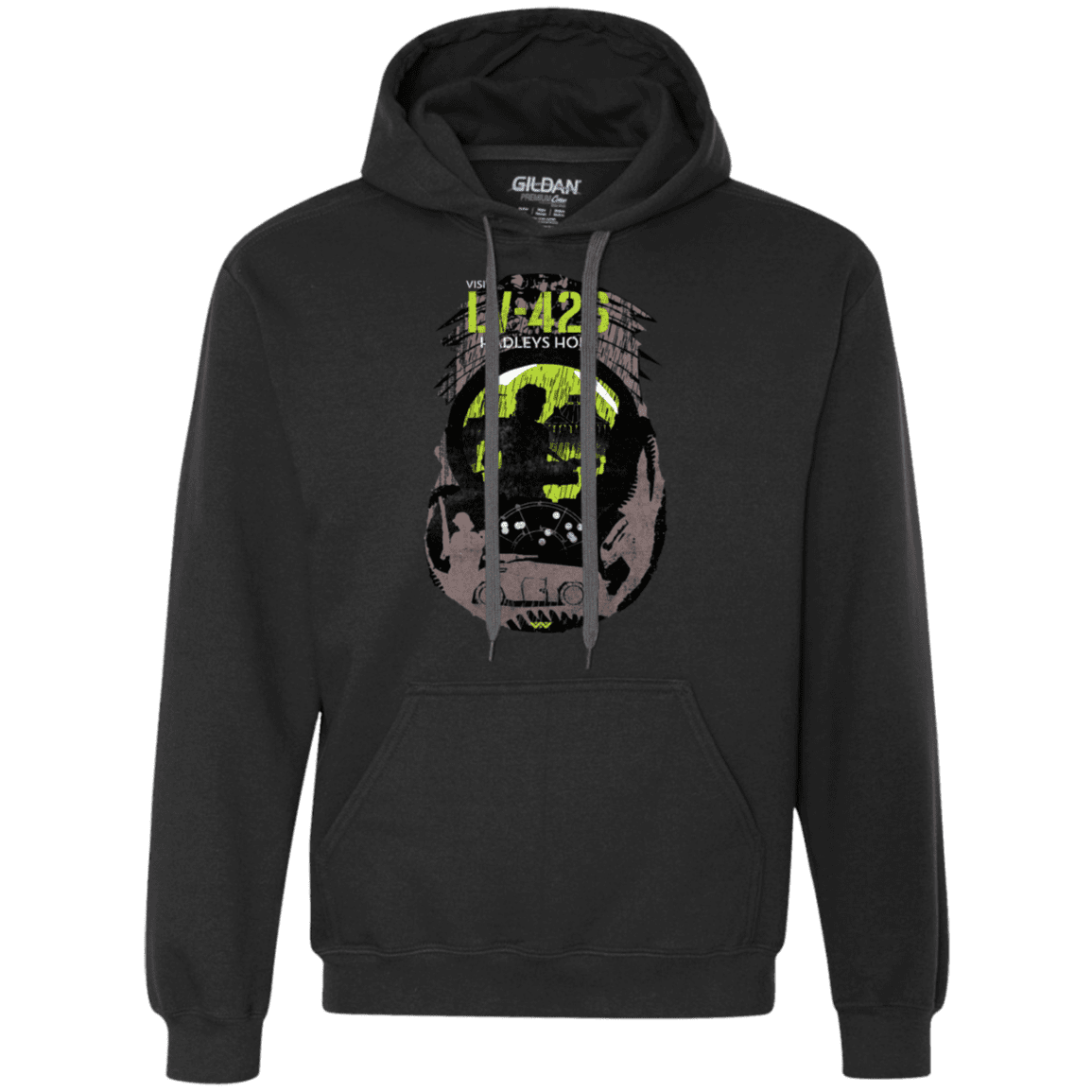 Sweatshirts Black / S Visit LV-426 Premium Fleece Hoodie