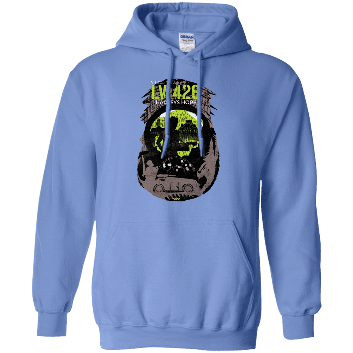 Sweatshirts Carolina Blue / S Visit LV-426 Pullover Hoodie