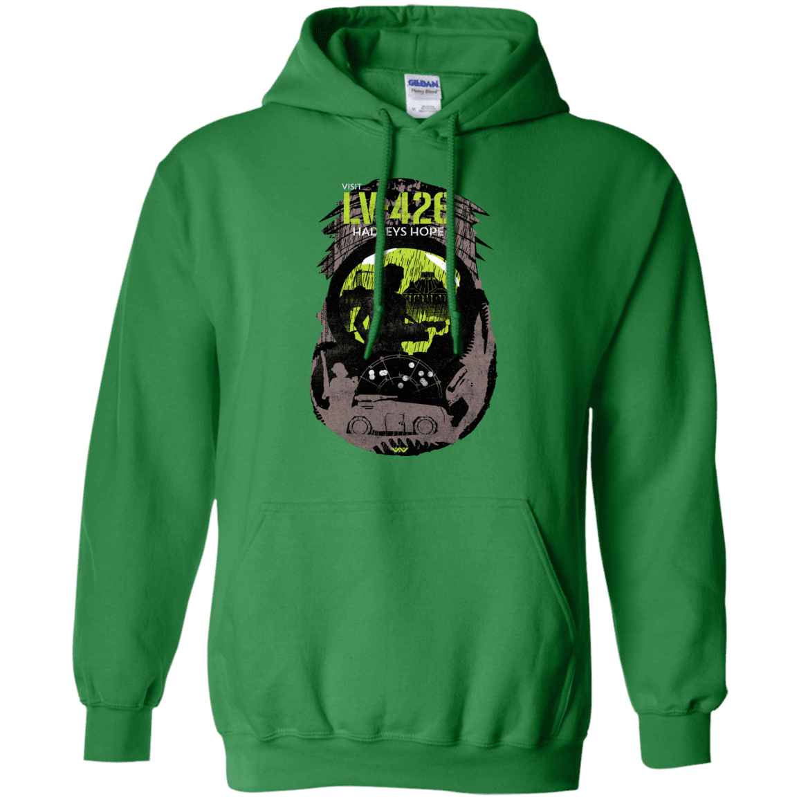 Sweatshirts Irish Green / S Visit LV-426 Pullover Hoodie