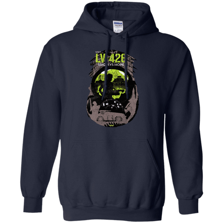 Sweatshirts Navy / S Visit LV-426 Pullover Hoodie