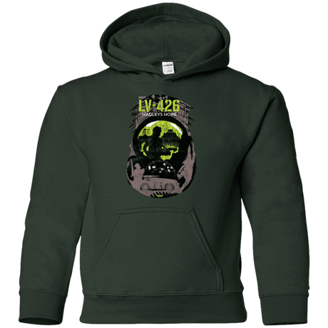 Sweatshirts Forest Green / YS Visit LV-426 Youth Hoodie