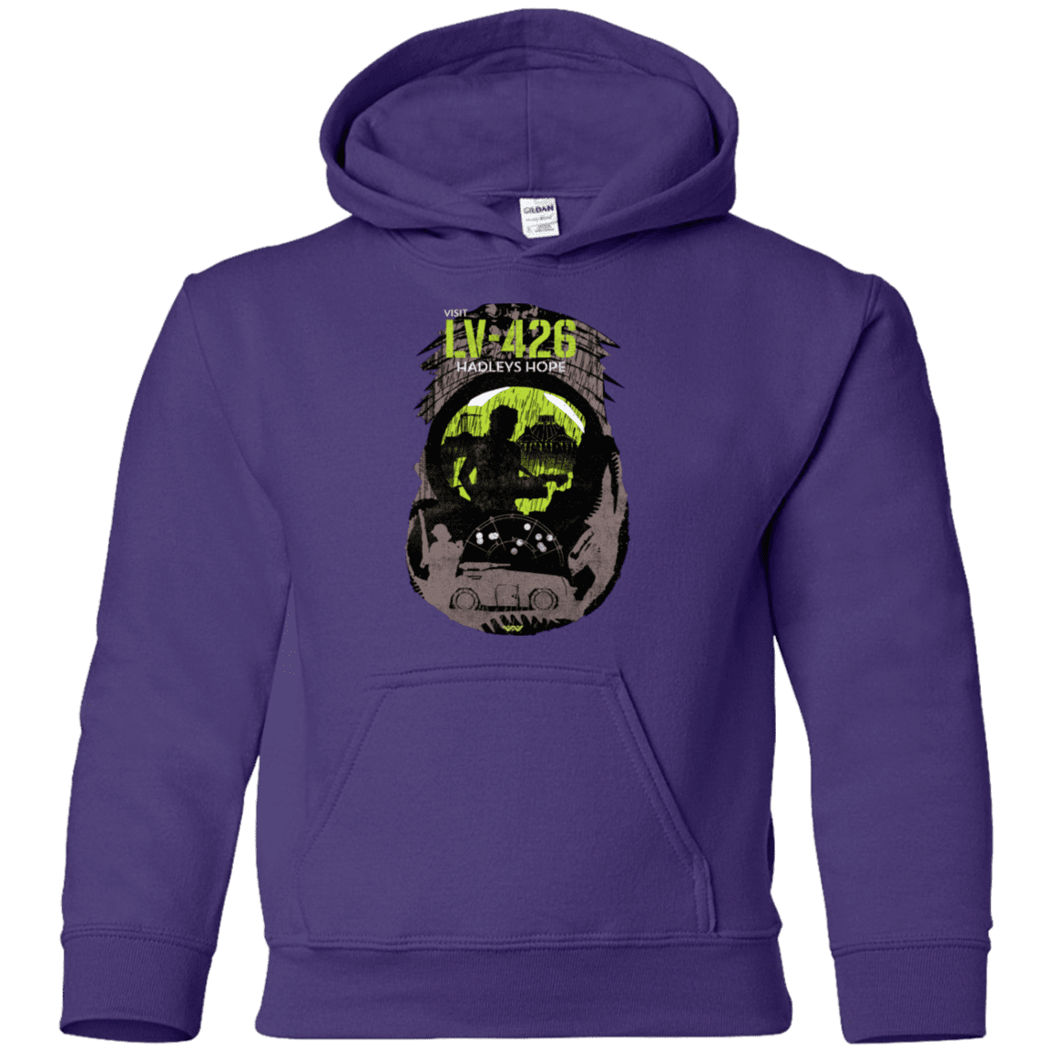 Sweatshirts Purple / YS Visit LV-426 Youth Hoodie