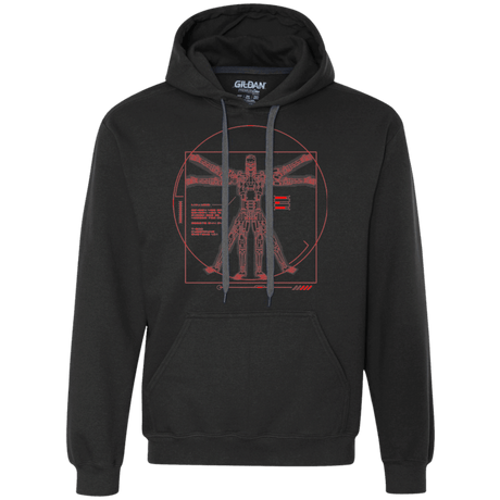 Sweatshirts Black / Small Vitrubian Terminator Premium Fleece Hoodie
