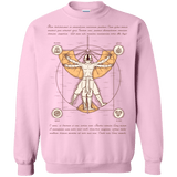 Sweatshirts Light Pink / Small Vitruvian Aang (1) Crewneck Sweatshirt