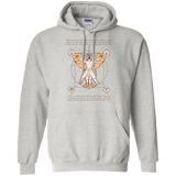 Sweatshirts Ash / Small Vitruvian Aang (1) Pullover Hoodie