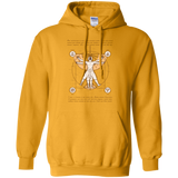 Sweatshirts Gold / Small Vitruvian Aang (1) Pullover Hoodie