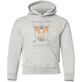 Sweatshirts Ash / YS Vitruvian Aang Youth Hoodie