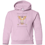 Sweatshirts Light Pink / YS Vitruvian Aang Youth Hoodie
