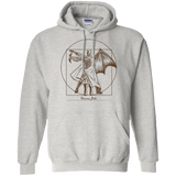 Sweatshirts Ash / Small Vitruvian Bats Pullover Hoodie