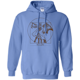 Sweatshirts Carolina Blue / Small Vitruvian Bats Pullover Hoodie