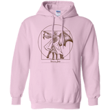 Sweatshirts Light Pink / Small Vitruvian Bats Pullover Hoodie