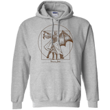 Sweatshirts Sport Grey / Small Vitruvian Bats Pullover Hoodie
