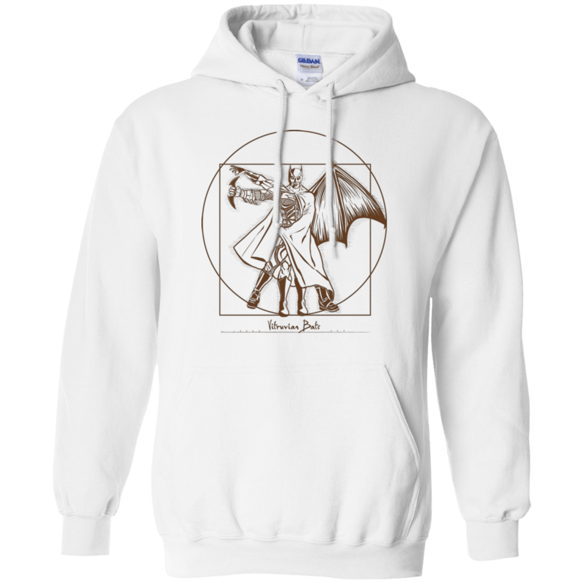 Sweatshirts White / Small Vitruvian Bats Pullover Hoodie