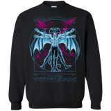 Sweatshirts Black / S Vitruvian Devil Crewneck Sweatshirt