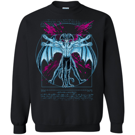 Sweatshirts Black / S Vitruvian Devil Crewneck Sweatshirt