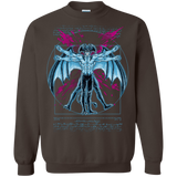 Sweatshirts Dark Chocolate / S Vitruvian Devil Crewneck Sweatshirt
