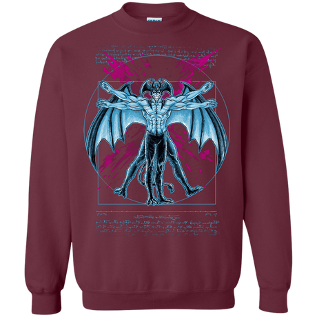 Sweatshirts Maroon / S Vitruvian Devil Crewneck Sweatshirt