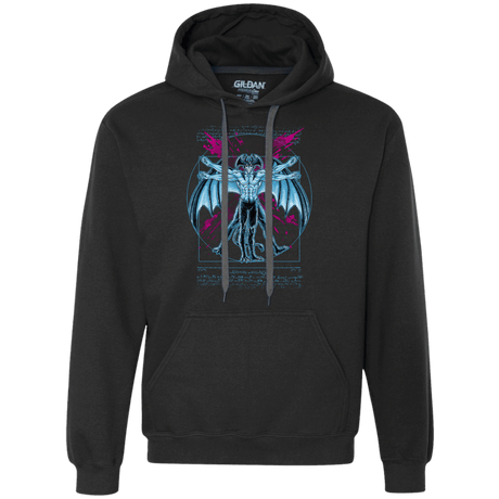 Sweatshirts Black / S Vitruvian Devil Premium Fleece Hoodie