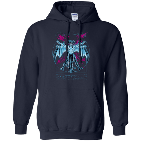 Sweatshirts Navy / S Vitruvian Devil Pullover Hoodie