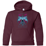 Sweatshirts Maroon / YS Vitruvian Devil Youth Hoodie