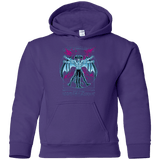 Sweatshirts Purple / YS Vitruvian Devil Youth Hoodie