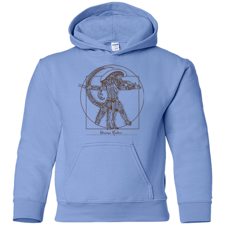 Sweatshirts Carolina Blue / YS Vitruvian Hunters Youth Hoodie