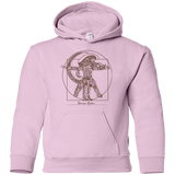 Sweatshirts Light Pink / YS Vitruvian Hunters Youth Hoodie