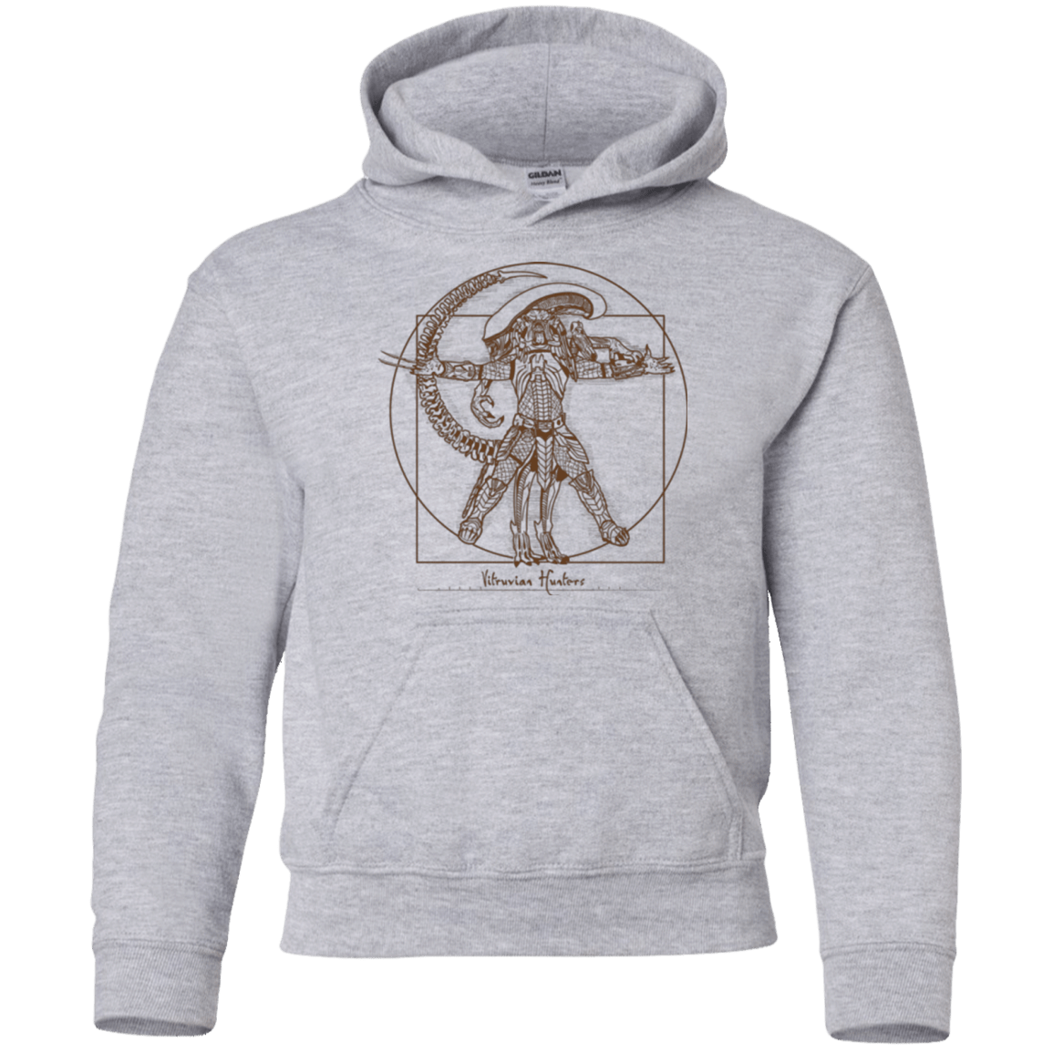 Sweatshirts Sport Grey / YS Vitruvian Hunters Youth Hoodie