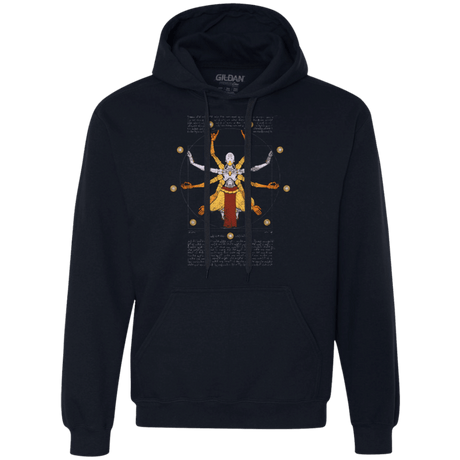 Sweatshirts Navy / Small Vitruvian Omnic Premium Fleece Hoodie